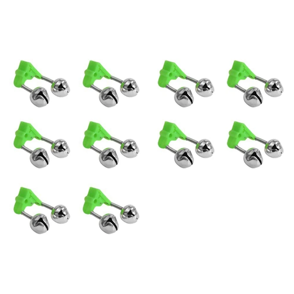 

10 PCS Fishing Alarm Bells Bite Double Bells Fishing Outdoor Fishing Accessories Fishing Tackle Fish Bell Fishing