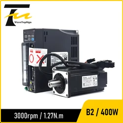 Delta Servo Motor kit 400W B2 Series ASD-B2-0421-B ECMA-C20604RS ECMA-C20604SS 1.27NM 3000rpm with 3M Cable