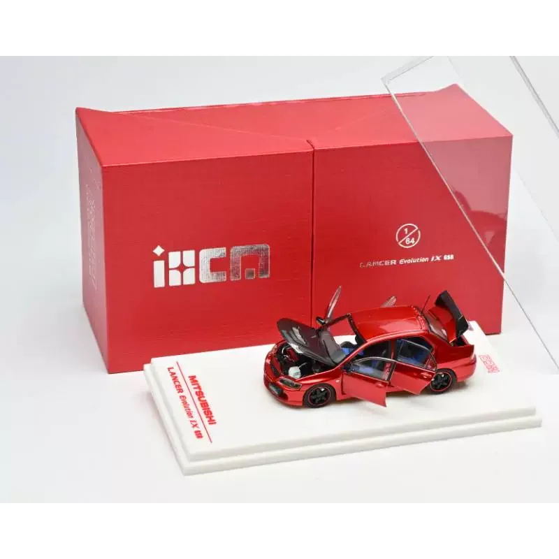 1:64 Ihcm Mitsubishi Evo 9th Generation ماليزيا محدودة كاملة الحجم محاكاة سبيكة مصغرة يموت الصب نموذج سيارة لعبة مخصصة هدية #4