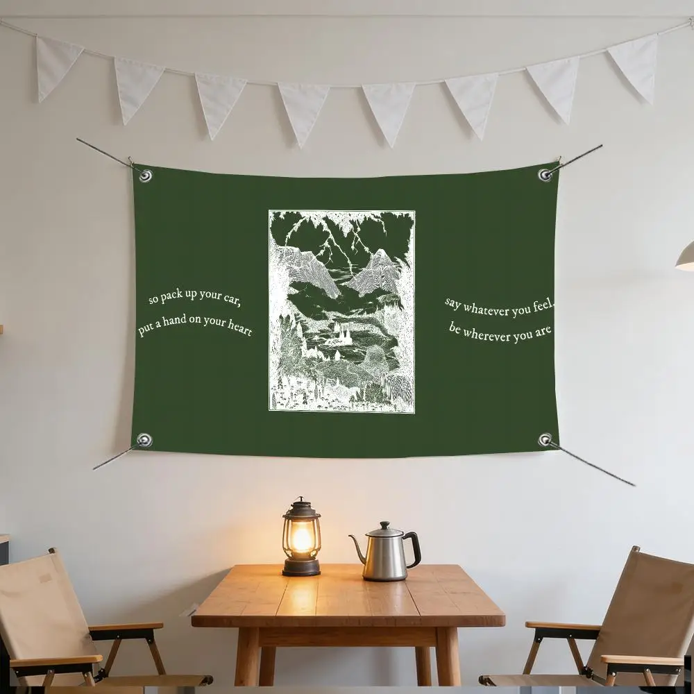 Music Iconic Hit Noah Kahan Flags Specialized for indoor and outdoor home decorations, outdoor camping, and bar parties