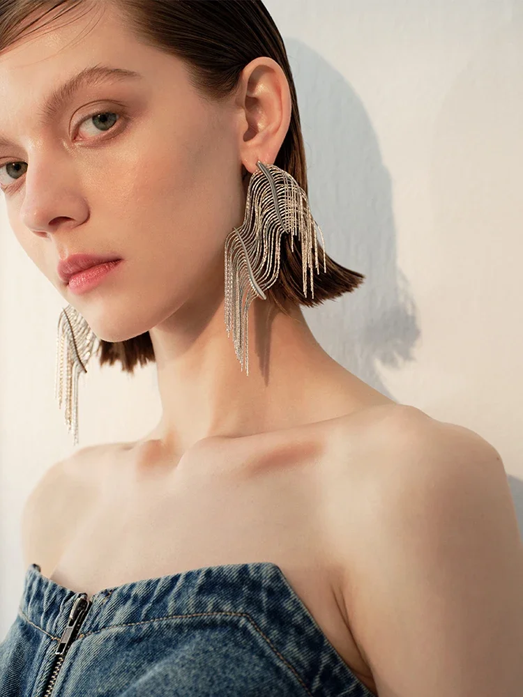 

Kiesza lyte Fashion Parties 2024 Dangle Earrings Tassels Design luxury Birthday party earrings for women