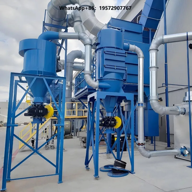 New Industrial Cyclone Dust Collector High Efficiency Carbon Steel Dust Removal System Smoke Exhaust Equipment