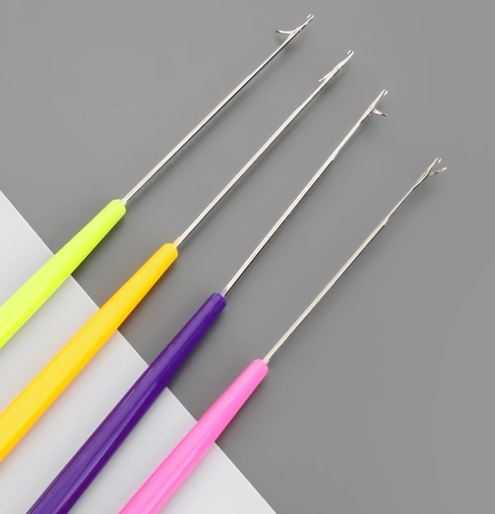 4Pcs Handle Crochet Hook Colorful Knitting Needles Single Head Crochet Knitting Yarn Crafts DIY Apparel Needles