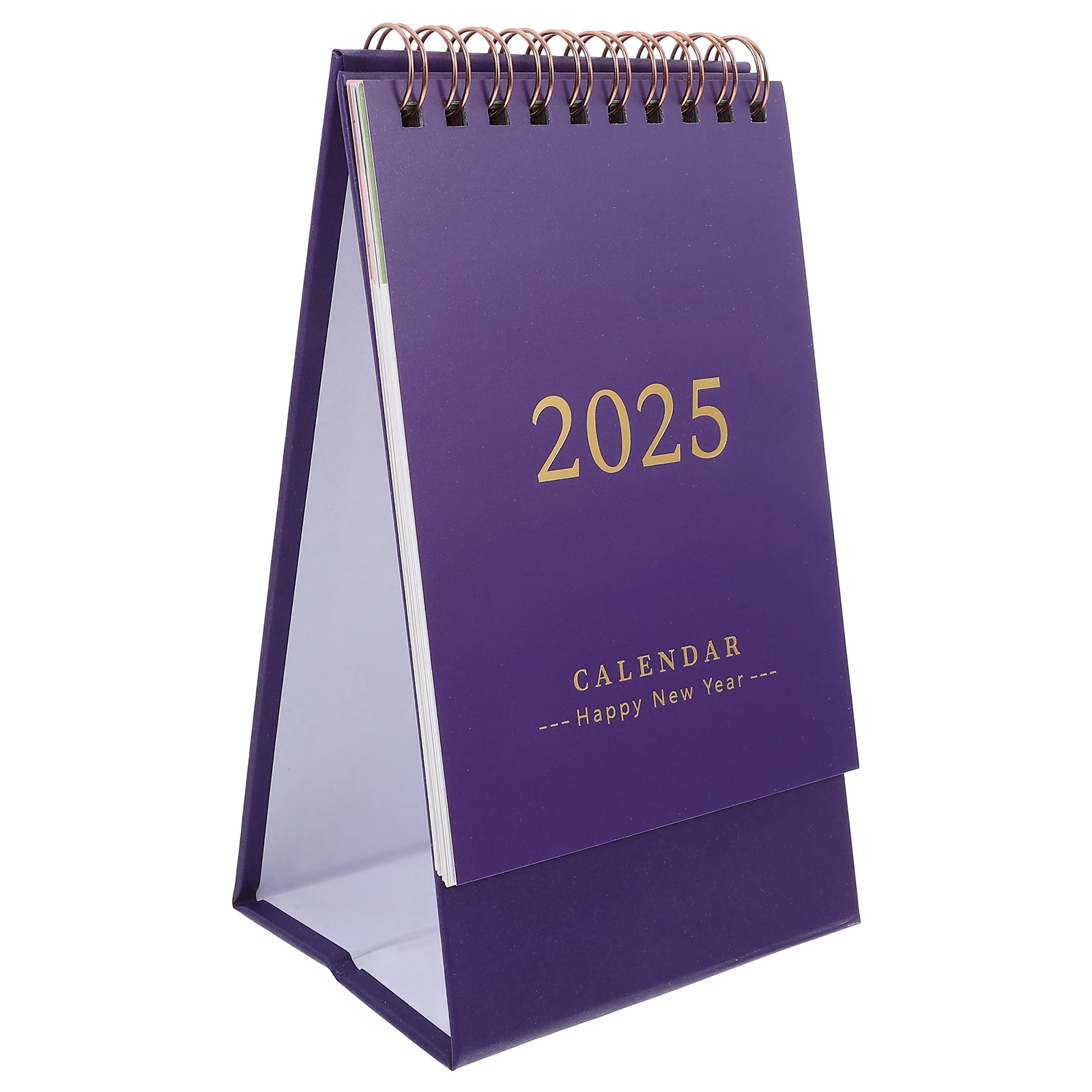 

2025 Mini Desk Stand Calendar Flip Type - Stylish Portable Calendar for Daily Planning Office Home Organization Tool