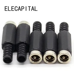 5 pcs 2.1mm x 5.5mm Female DC Power Socket Jack Connector Adapter