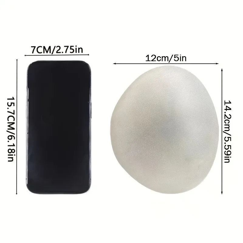 GEFENSI 1 PC White Frosted Glass Solar Ground Lamp Outdoor Waterproof Solar Pebble Light Wireless Decorative Garden Lawn Light