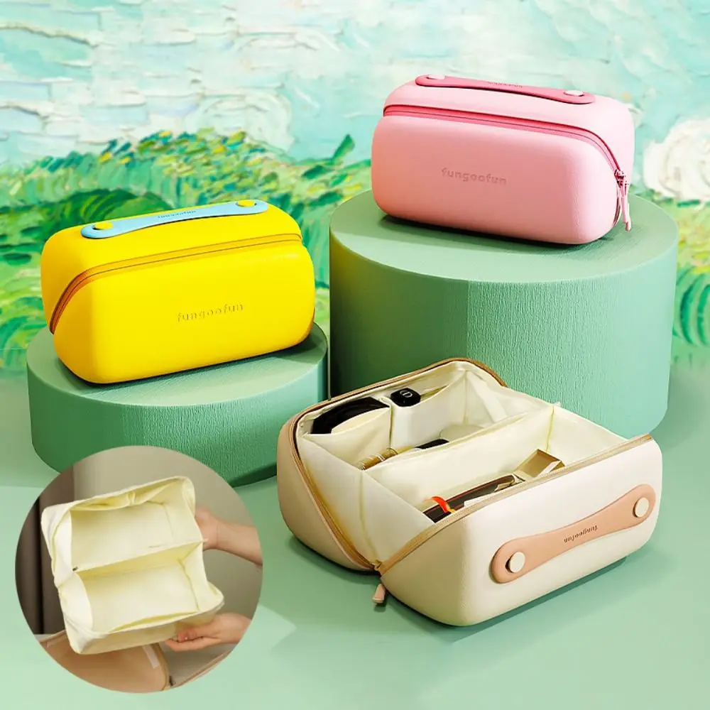 

Модная капсульная косметичка большой емкости, водонепроницаемая портативная косметичка из ЭВА, роскошный дизайн, дорожные сумки для стирки для женщин