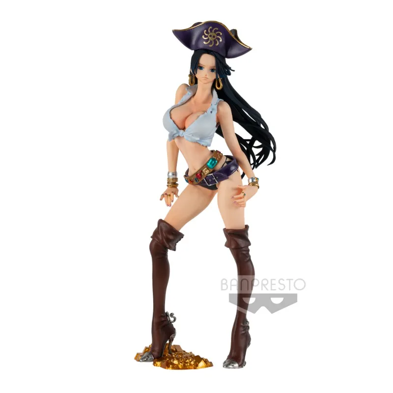 In Stock Bandai BANPRESTO Chronicle FDS One Piece Boa Hancock Anime Action Figure Toy Gift Model Collection Hobby