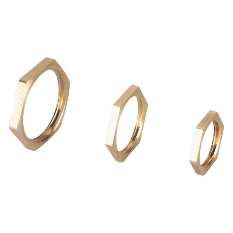 5 قطعة/الوحدة النحاس عرافة المكسرات BSP 1/8 1/4 3/8 1/2 الموضوع سداسية عرقوب غطاء النحاس عرافة قفل المكسرات وصلة أنابيب