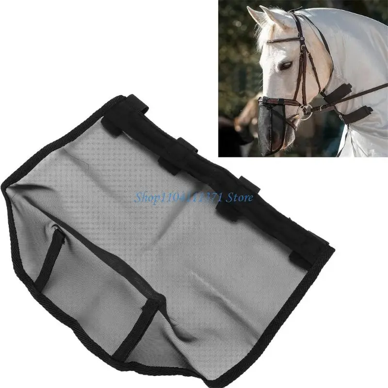 P9FC Horse Face Protecting Mask Mosquitoes Proof Breathable Meshes Light weight