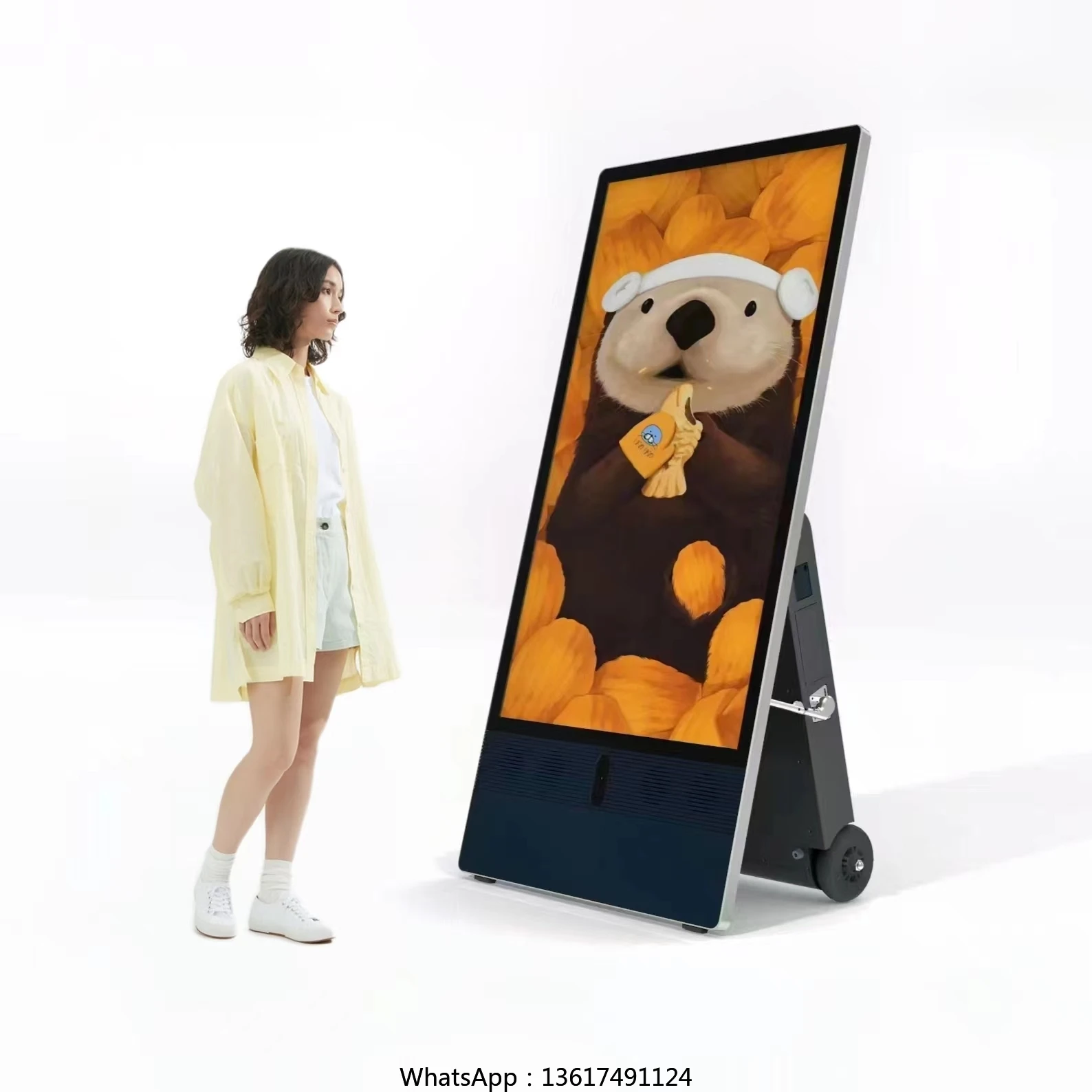 Wholesale  32inch portable outdoor waterproof high brightness lcd display digital signage advertising display