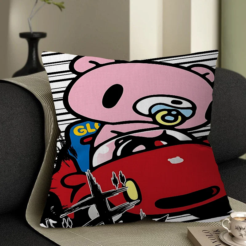 Cartoon G-gloomy Bear Cushion Cover Inches Farmhouse Decor Home Throw Pillow Covers For Couch Decorations