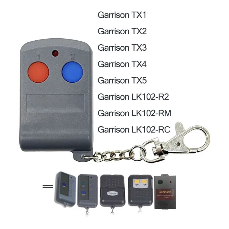 

Garrison Пульт дистанционного управления TX2 TX1 TX3 ​TX4 TX5 ​LK102-R2 ​LK102-RM ​LK102-RC 10 Pin Управление воротами Устройство открывания гаражных ворот 300-400МГц