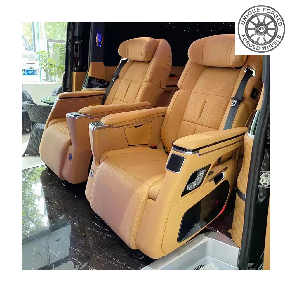 Custom Electric Rotation Leather Car Seats Chair for VAN MPV V Class for Vito for Sprinter 2500 3500