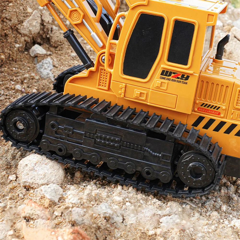 RC Excavator Dumper Car Remote Control Engineering Vehicle Crawler Truck Bulldozer Toys for Boys Kids Christmas Gifts