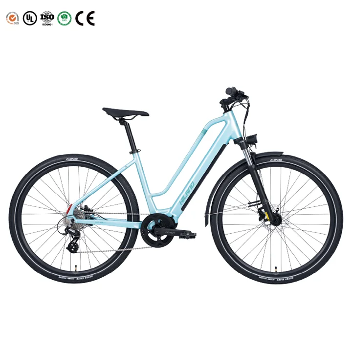 *for 700C 36V 360W Lithium Battery MID Drive Sensor 8 Speed Hydraulic Disc Brake Customizable Ebike City Bike