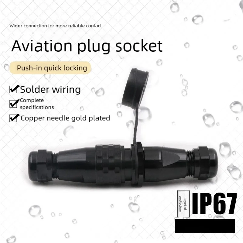 For WEIPU Aviation Connector IP67 SA16 2/3/4/5/7/9/10pin Industrial Waterproof Power Connectors Male Plug&Female Socket