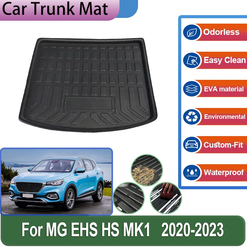 

Для MG EHS eHS HS Plug-in PHEV MK1 2020 2021 2022 2023 Автомобильные задние коврики в багажник, коврик для багажника, противогрязный коврик, автозапчасти