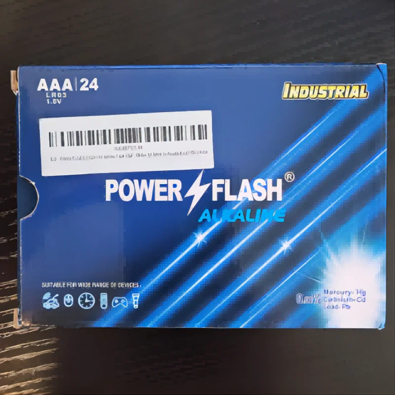 HUATAI PowerFlash AAA 120 pcs Alkaline Long-Lasting Batteries, triple A, LR03 High-performance Battery for Home, Work