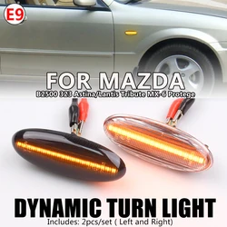 High Quality Dynamic LED Turn Signal Light Side Marker Lamp For Mazda B2500 323 1997-1998 Tribute MX-6 Protege 2001 2002 2003
