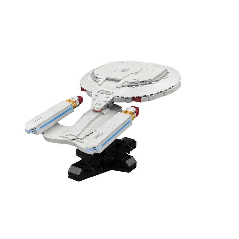 1062pcs MOC Space Midi Scale Star Trek U S Enterprise NCC Model Building Blocks Construction Toys Christmas Gifts Kids Idea view 3