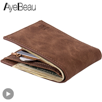 Short Purse For Men Wallet Male Bank Business Card Holder Slim Caibu Small Gift Cardholder Wolet Fashion Minimalist Money Bag