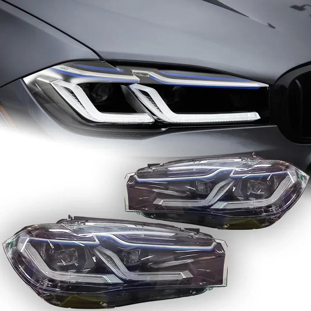 Car Lights For BMW X5 Headlight Projector Lens F15 Signal Head Lamp X6 F16 LED Headlights Drl Automotive Accessories