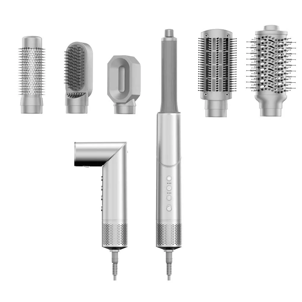 7-in-1 Functional Curling Iron Can Create A Variety of Looks Without Duplication Making It Easy and Quick To Do Styling