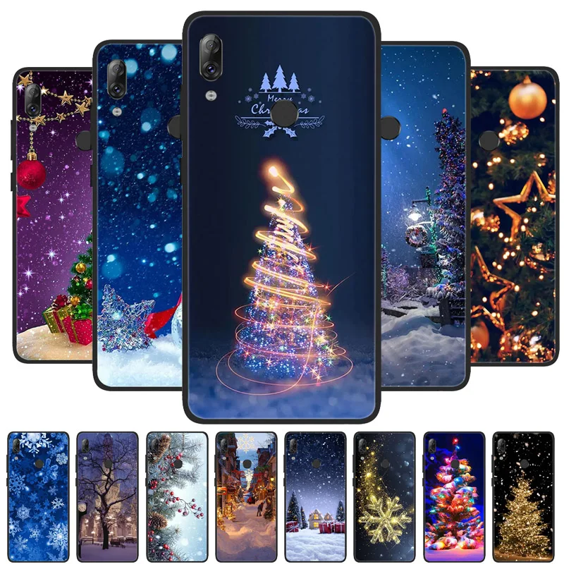 Capa pintada de Natal para Lenovo K5 Pro Play Case Capa de silicone macia para Lenovo K13 Capa Funda