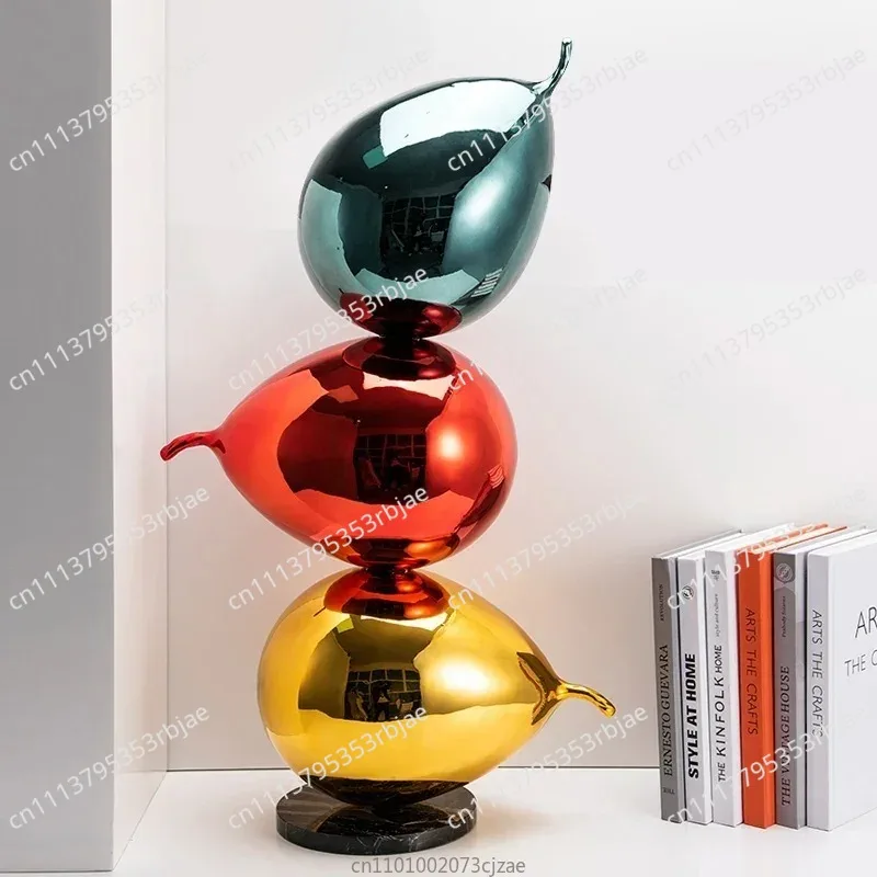 nordic home decor balloon statue Luxury living room decoration Large resin crafts Sculpture creative Decoration home accessories