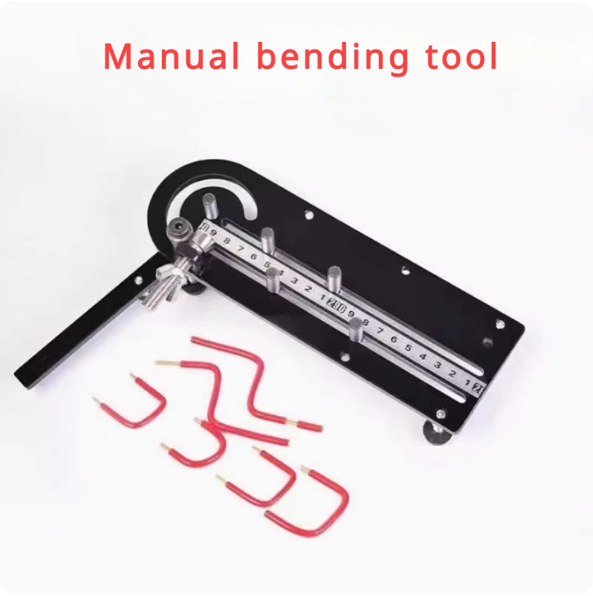 1x New Manual Wire Bending Machine Cable Harness Benders BV Hard Wire Small Folding Machine Copper Wire Bender Tool