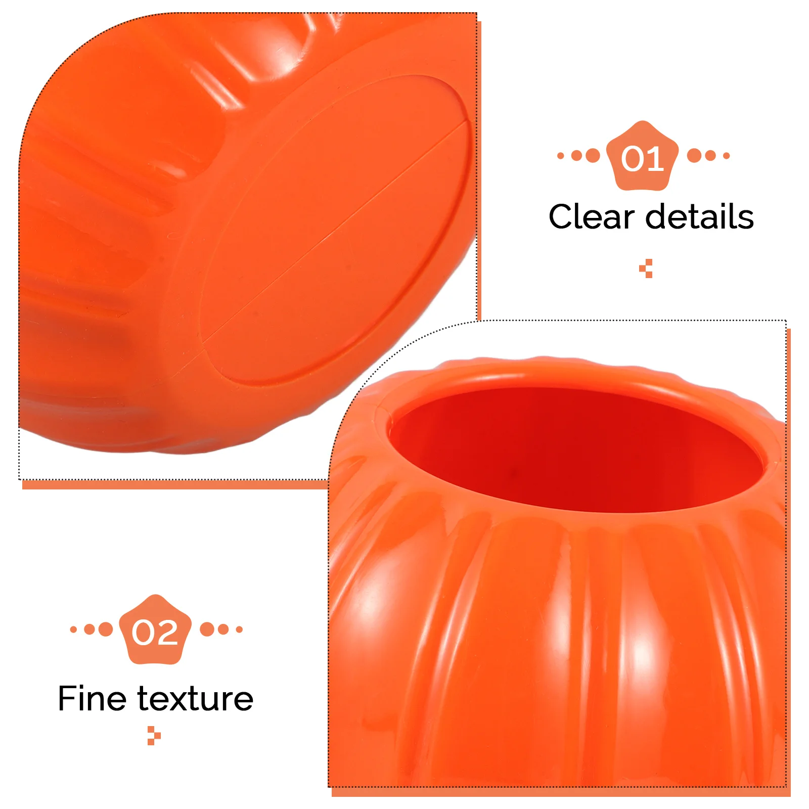 

Artistic Pumpkin Vase 14CMx11CM Plastic Dried Flower Holder Home Decor Halloween Container Farmhouse Modern Vase