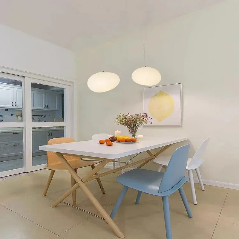 Italian Creative Pebble Pendant Light High Living Room Duplex Staircase Bedside Dining Room Bar Counter Indoor Decorative Light