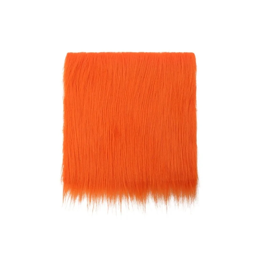 

New 25x25cm Faux Fur Fabric DIY Craft Making Pile Texture Long Hair Fabric Beard Making Fabric Hair Material Cosplay Costumes