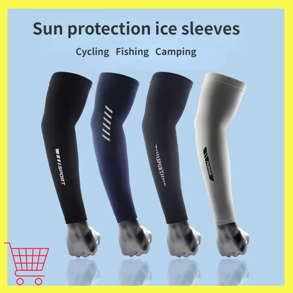 Angel hülsen UV Sonnenschutz Outdoor Sonnenschutz Kühlarm Ärmel Sport Radfahren atmungsaktive Arm Ellenbogen abdeckung