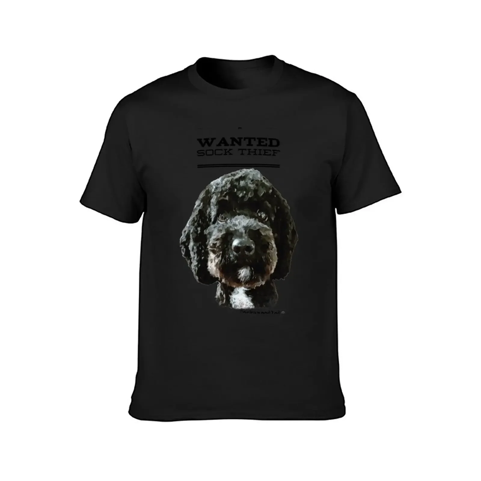 Cockapoo / Doodle Dog Sock Thief T-Shirt graphic t shirt vintage vintage graphic tee for a boy mens graphic t-shirts