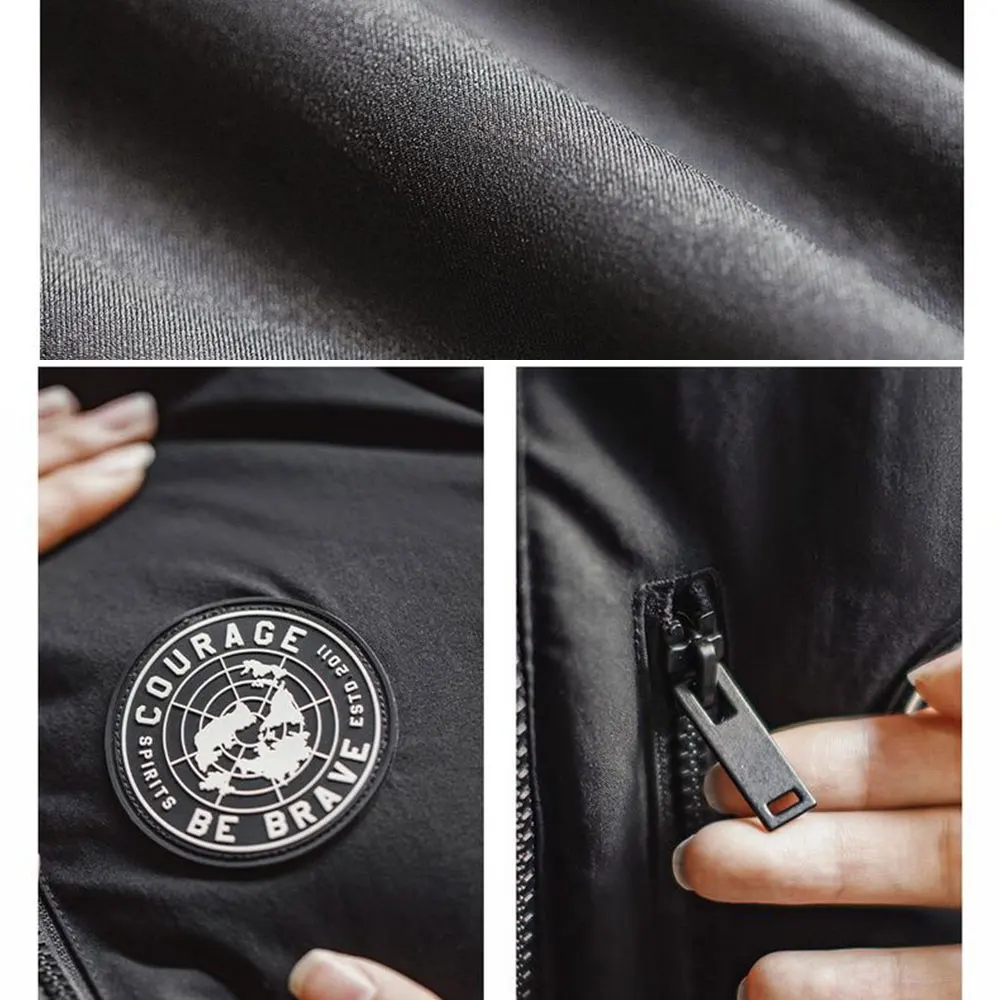 سترة نسائية من Maden بياقة واقفة 90% من ريش البط معطف منتفخ قصير بسحاب أمامي سميك ودافئ ملابس خارجية للشتاء