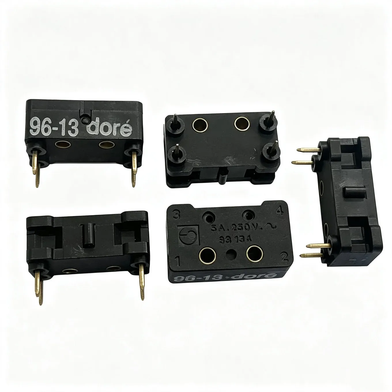 Original New 100% 83134 Small Micro Switch 4Pin Side Press Reset Travel Switch 5A