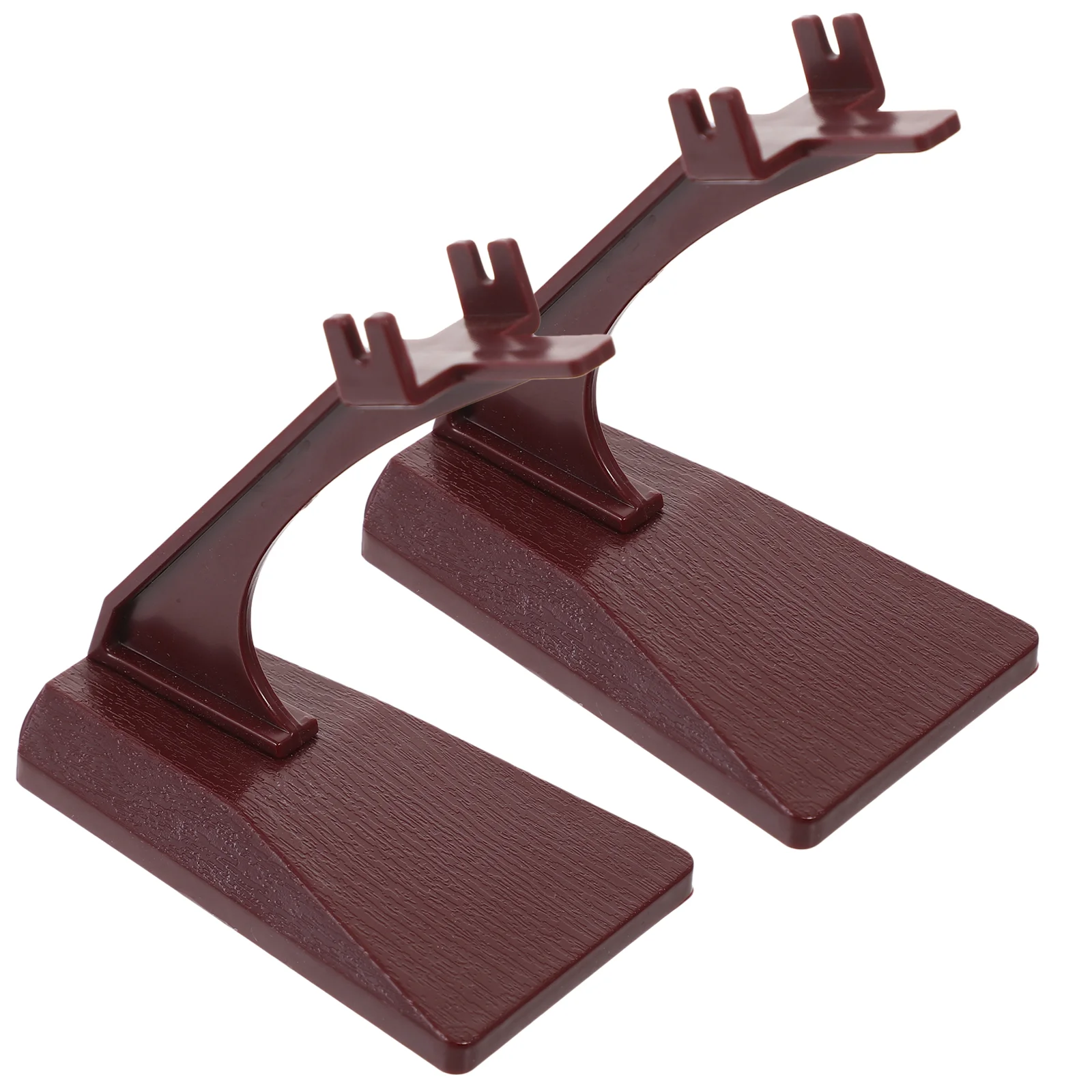 

2 Pcs Bracket Display Shelf Storage Stand for Decor Aircraft Holder Travel Office
