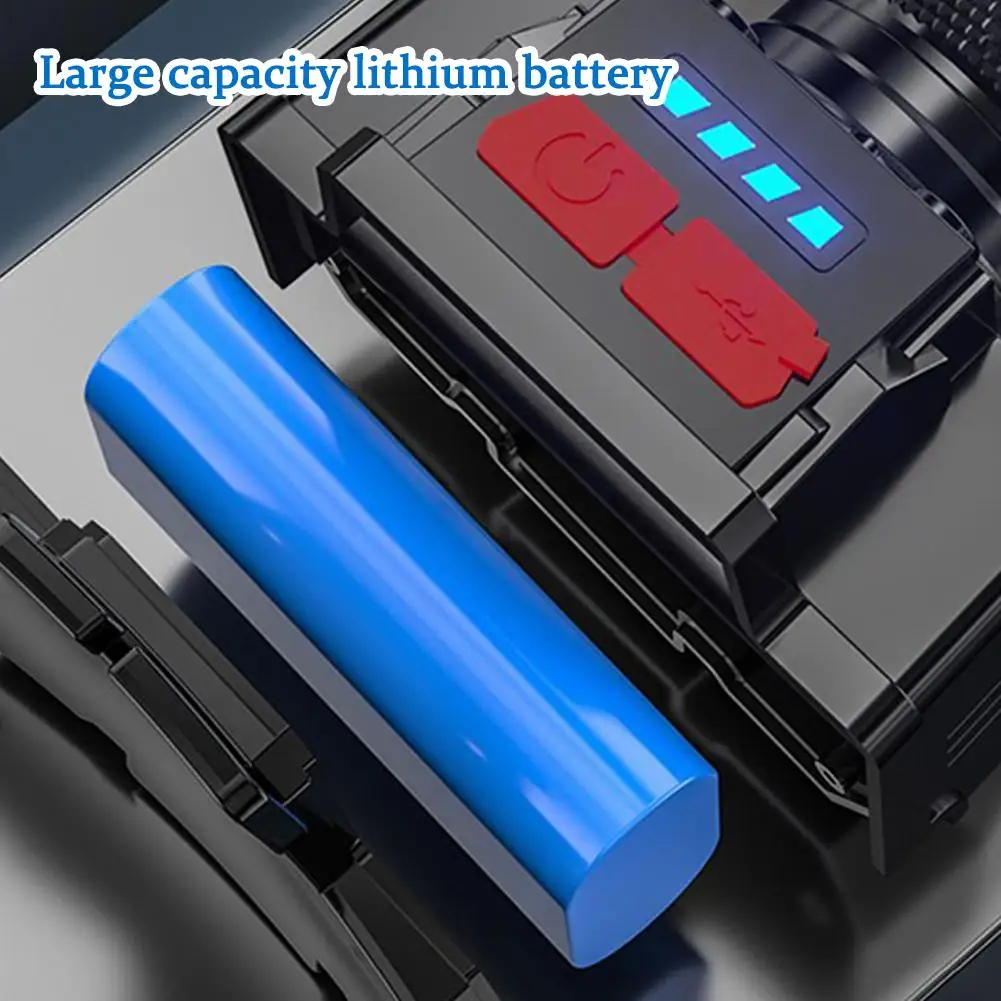 Outdoor Powerful 1200 Lumens Motion Sensor Headlamp Specific USB Charging Head Lamp Wearable Strong Light Emergency Light