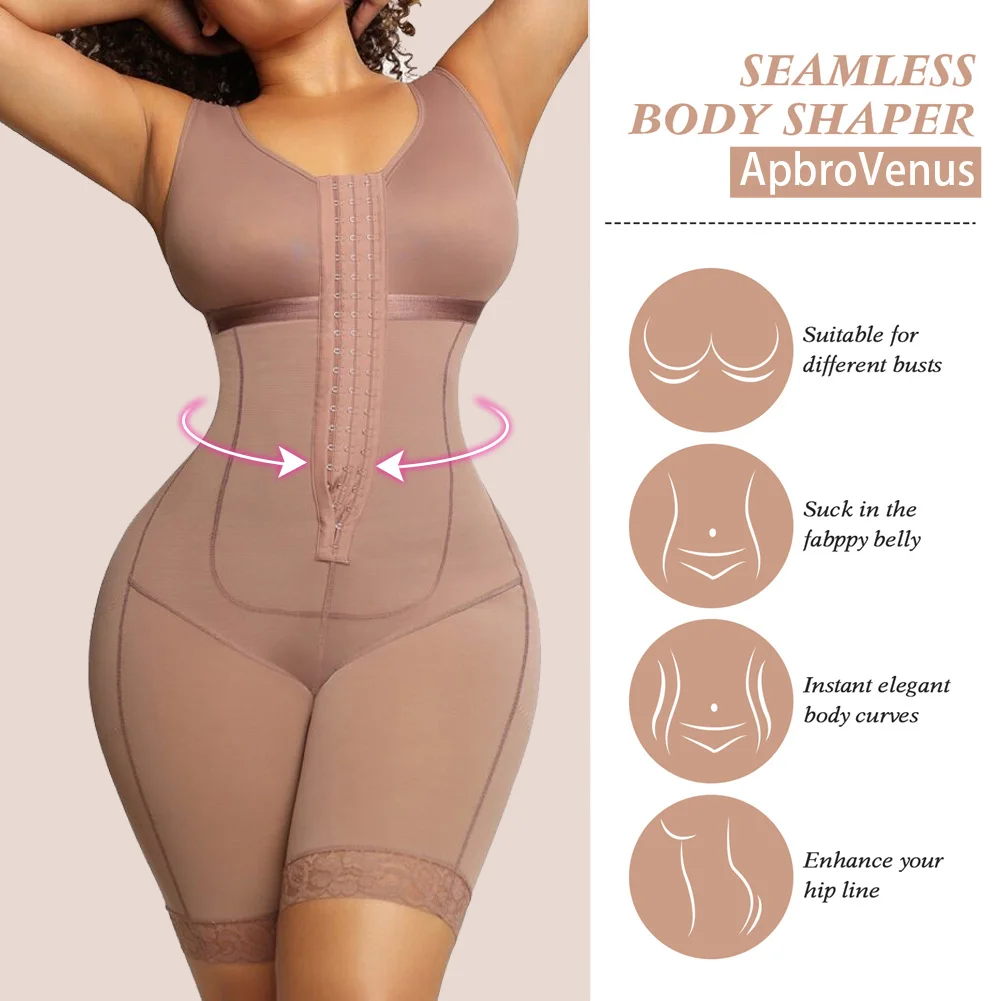 Colombian Girdles Shapers For Women Postpartum Sculpting Shapewear Flat Belly Slimming Thigh Butt Lifter Waist Trainer Corset