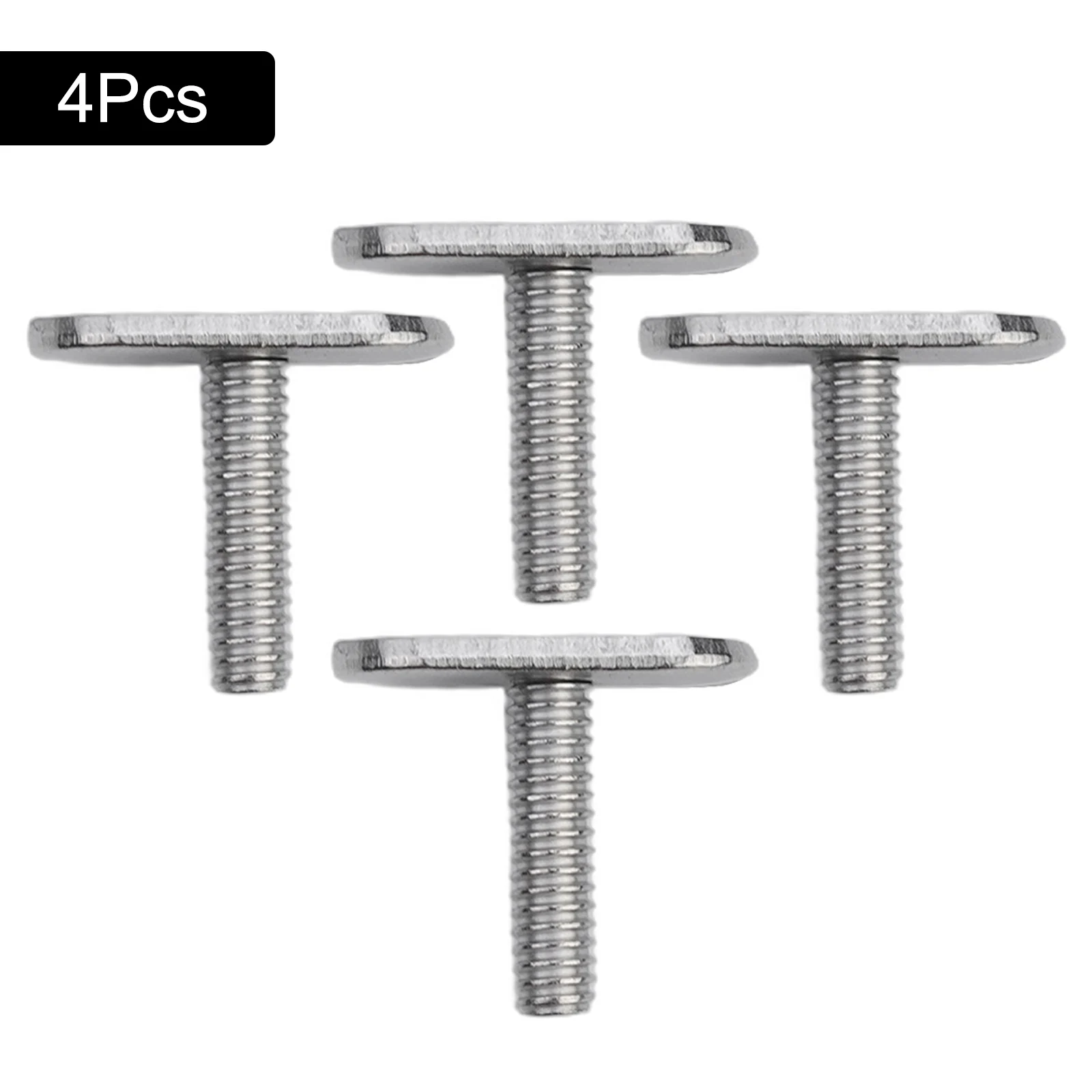 4x 304 Stainless Steel Threads Kayak Rail Track Screws Track Nuts T Bolt Hardware Gear Mounting Accessories Kit Kayak Rail Track