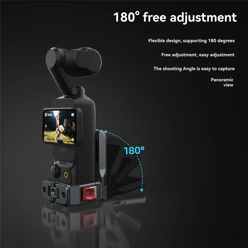 Quick Release Magnetic Mount Clip Holder For DJI Pocket 3 OSMO POCKET 3 Cycling/Vlogging Action Cameras Accessory-ABWO