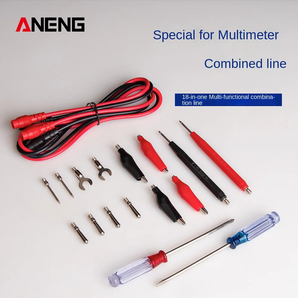 

ANENG 18 in 1 Multifunctional Combination Test Line, Multimeter Test Lead Line, Banana Plug Line, Multimeter Test Line