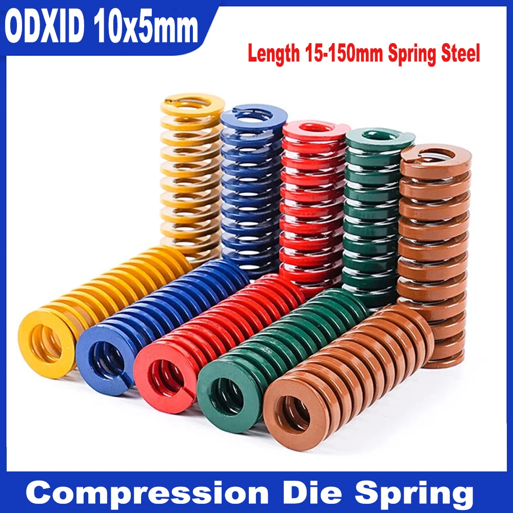 1 قطعة يموت الربيع حلزوني ختم تحميل ضغط يموت الربيع 10x5x15-150 ملليمتر تحميل صغير يموت الربيع