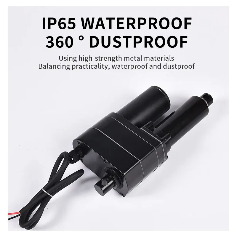 7000N Industrial Heavy-duty Electric Actuator 360 ° Dust-proof IP65 Waterproof Silent Push Rod for Electric Lifting Platform