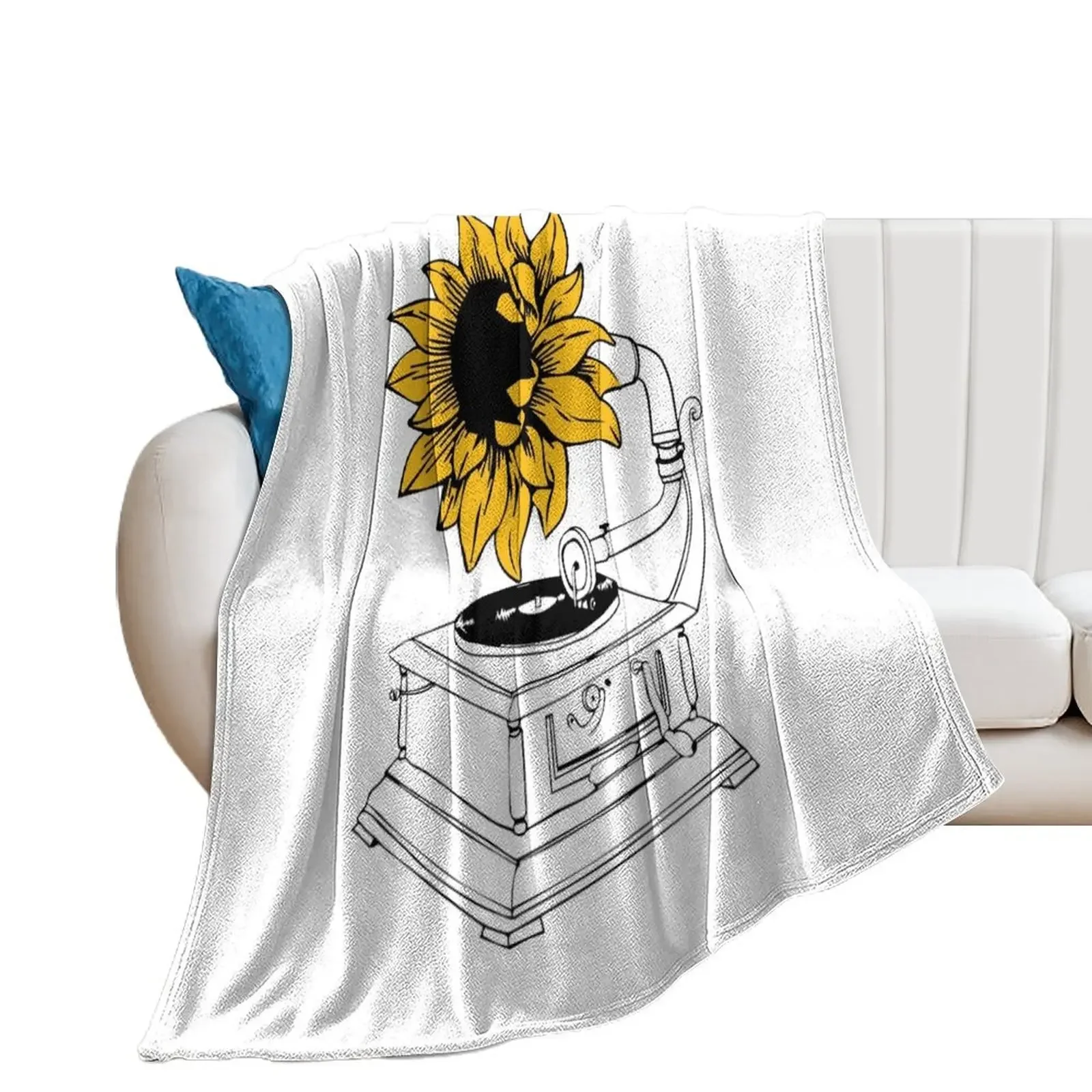 

Sunflower vol 6 H Throw Blanket Hair Summer Beddings Blankets