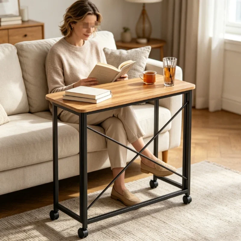 Mobile home folding table, bedroom study desk, simple writing office computer desk  Colors can be customized.