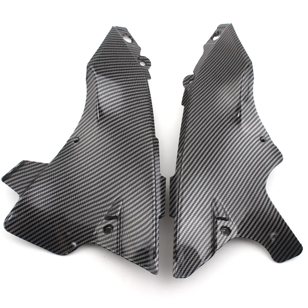 

Аксессуары для мотоциклов, 1 пара вставок из АБС-пластика, панели обтекателя воздуховода, подходят для Yamaha YZF R1 2004 2005 2006, боковая крышка обтекателя