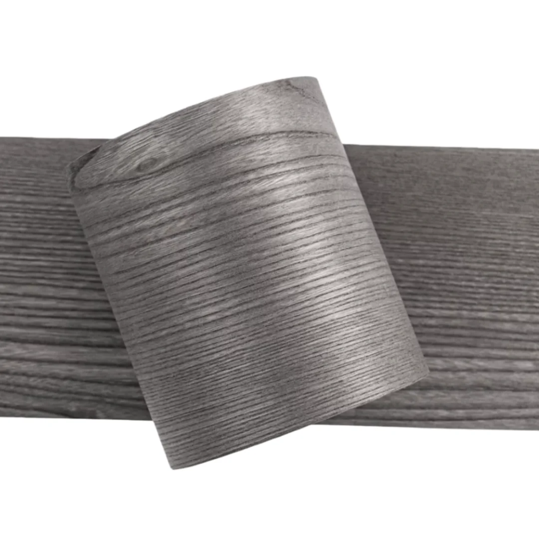 Size:2.5x0.14m Thick:0.25mm Dyed Grey Elm Wood Veneer Sheets Guitar Speaker Cabinet Furniture Restoration DIY Craft Projects